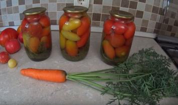 Маринованные помидоры с кинзой Помидоры с кинзой и чесноком на зиму
